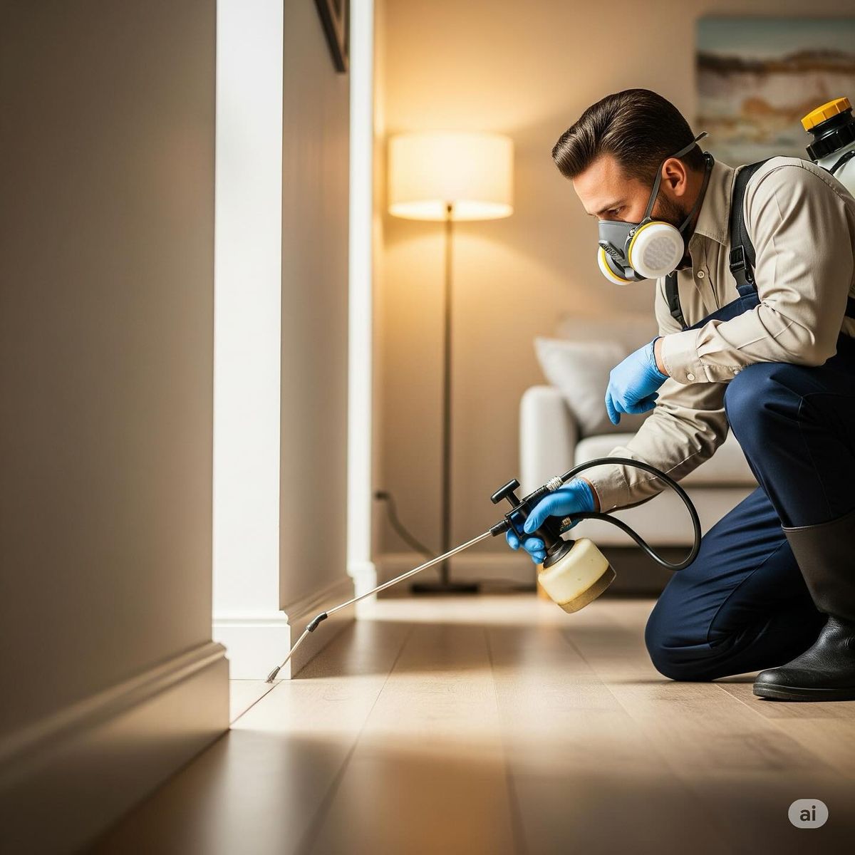 Develi böcek ilaçlama uygulama öncesi